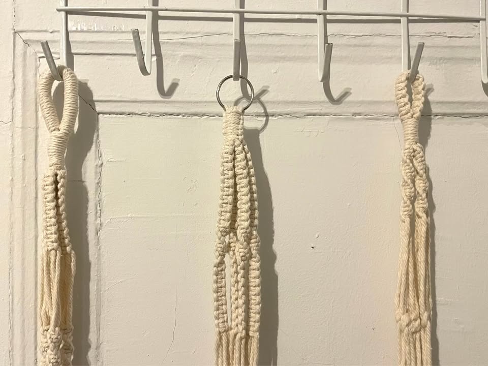 Macramé Plant Hangers, Set of 3 - photo 3