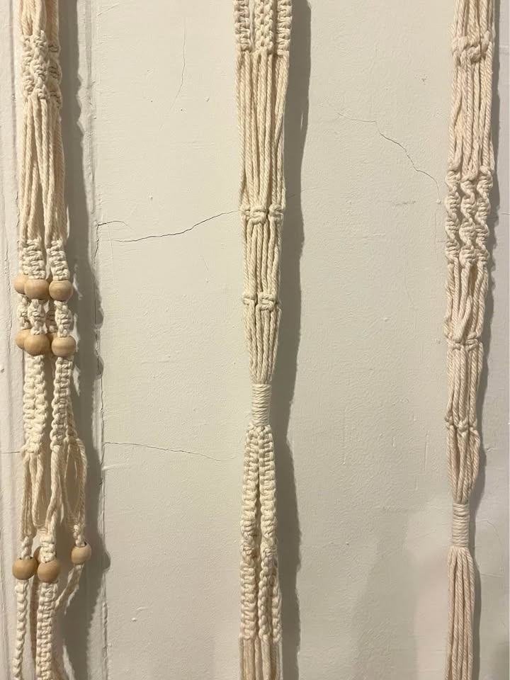 Macramé Plant Hangers, Set of 3 - photo 4