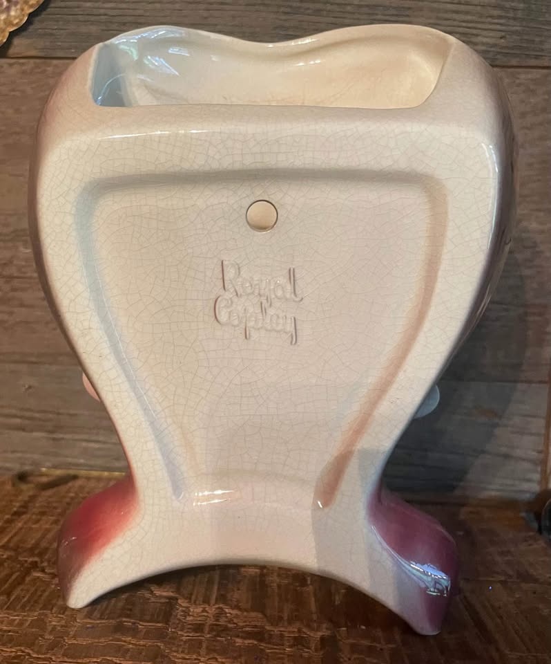 Vintage Royal Copley Head Vase Colonial Woman - photo 4