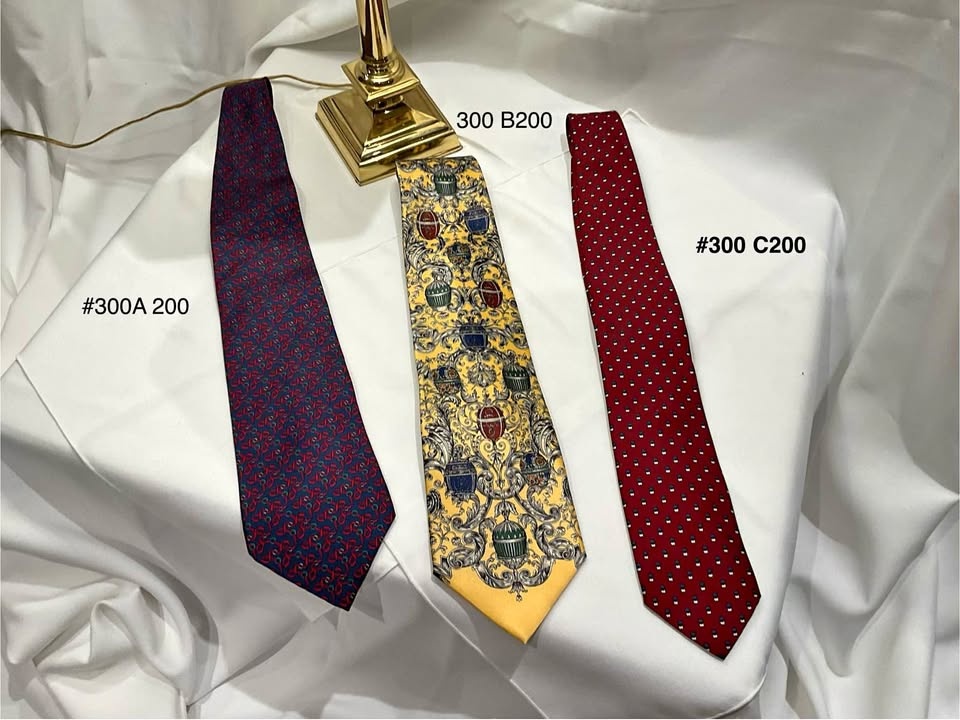 Men's Silk Ties: Dior & Ferre