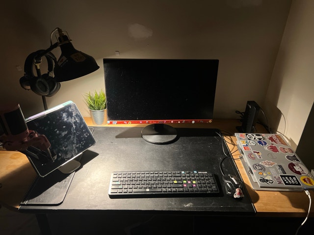 Custom IKEA Desk Setup