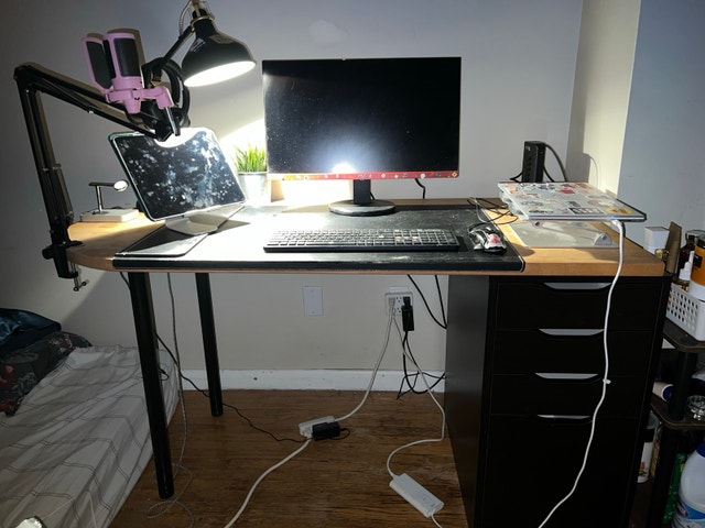 Custom IKEA Desk Setup - photo 2