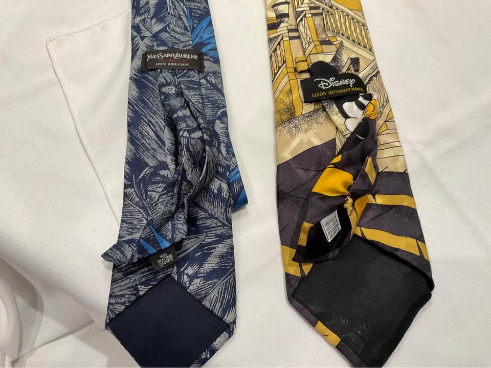 Men's Silk Ties: YSL, Mickey Mouse, Hugo Boss, Dior - photo 3