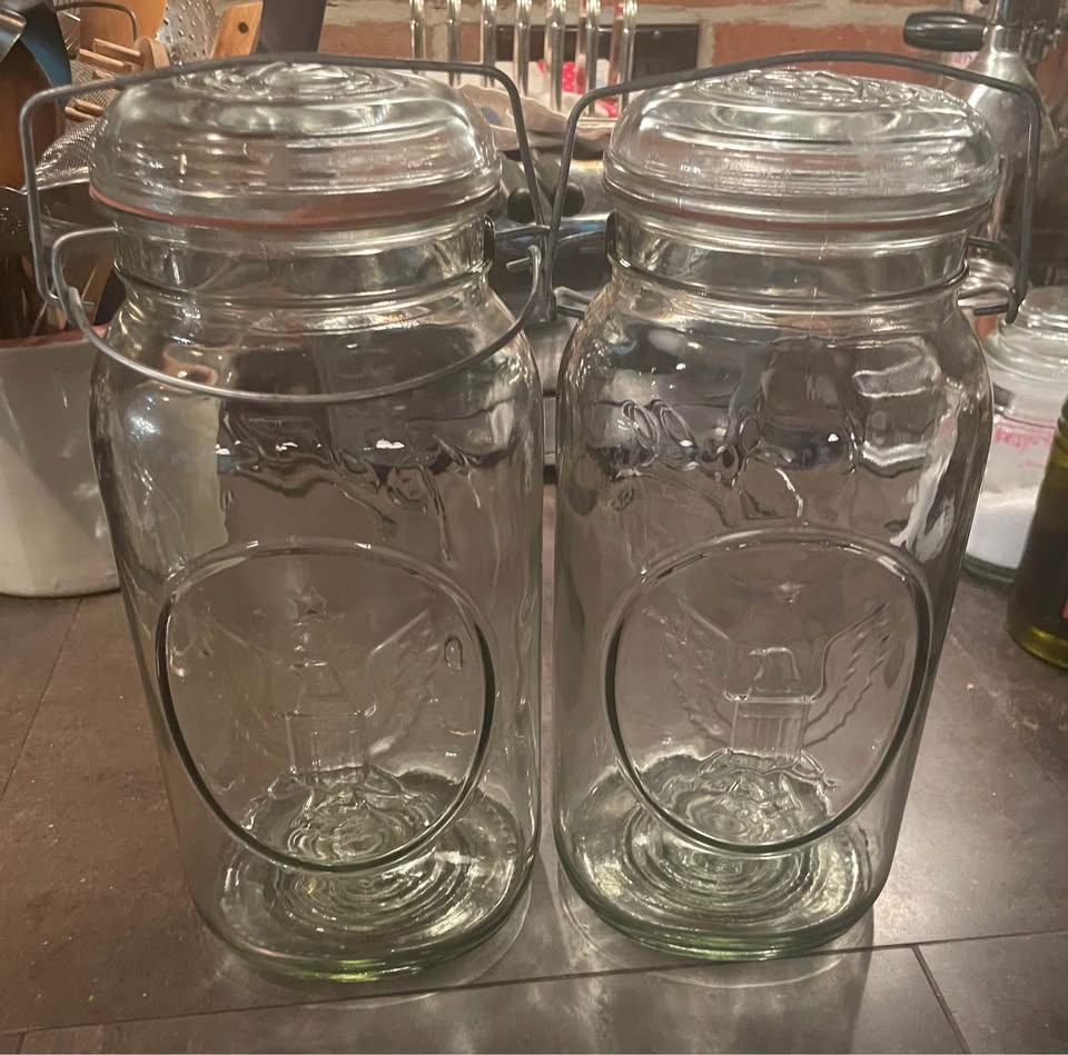 Set of 2 Vintage Ball Ideal Gallon Jars - photo 4