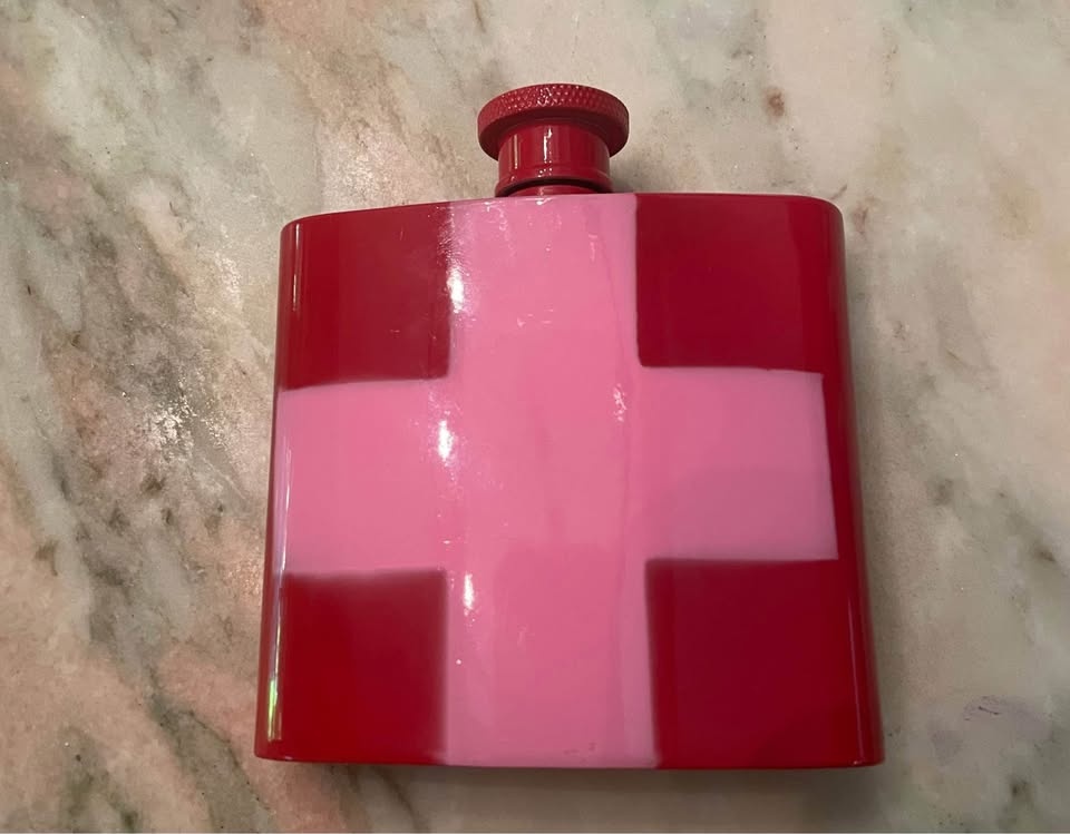 VINTAGE PYLONES SWISS ARMY HIP FLASK - NEVER USED! - photo 3