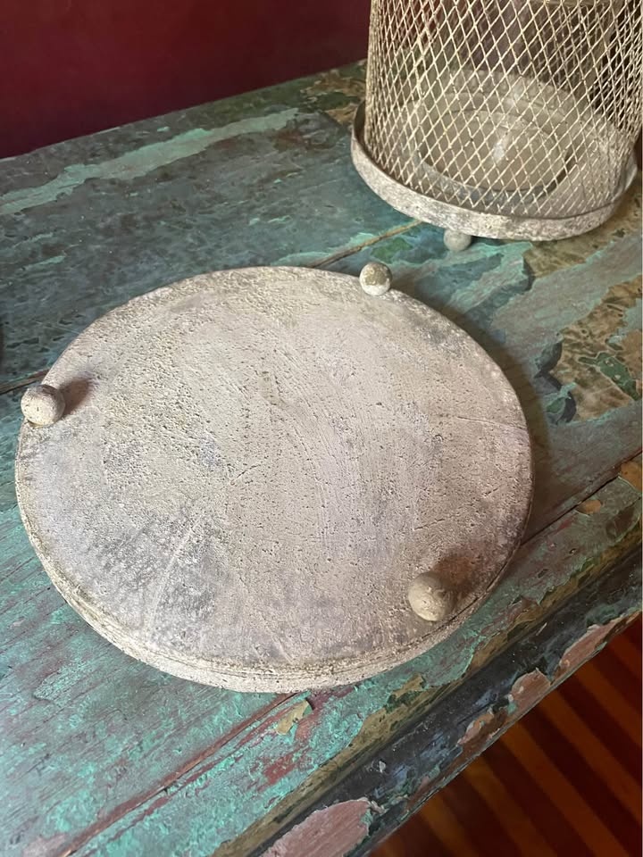 Set of 2 Silver Metal Birdcage Cloche Lanterns - photo 4