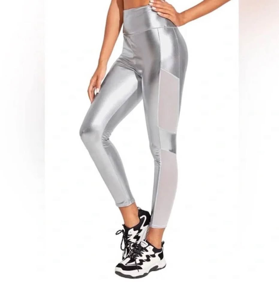 Secndture Silver Leggings | XL size - new with tags - photo 2