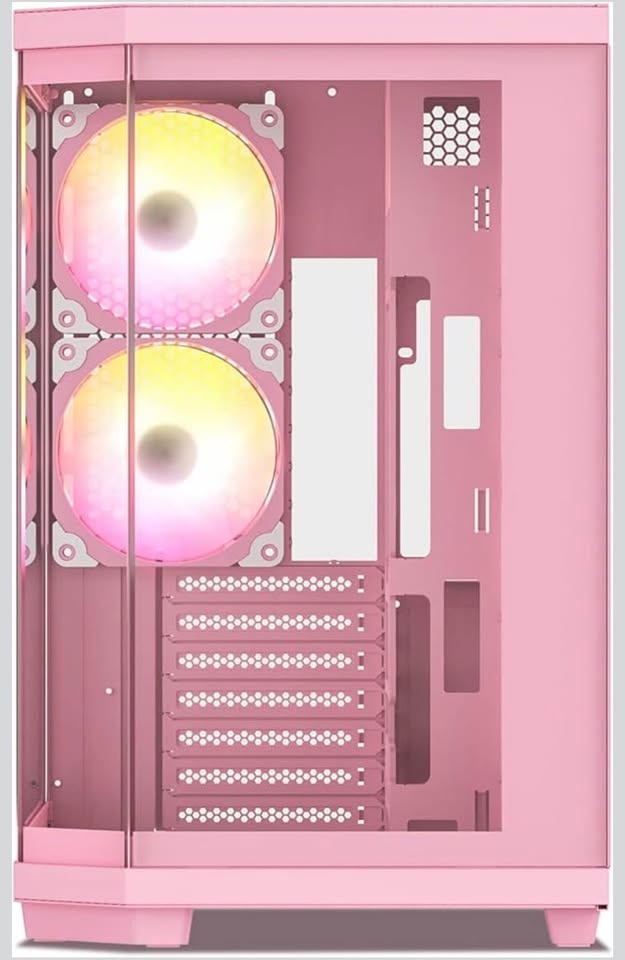(New) Computer PC Case(Pink) - photo 2