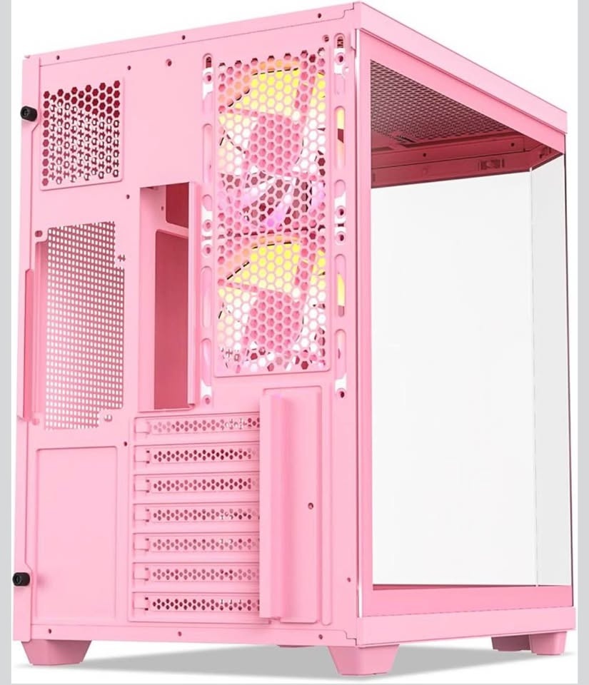 (New) Computer PC Case(Pink) - photo 5