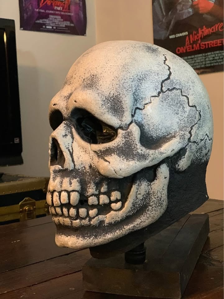 Vintage Don Post Halloween Skull Mask - Halloween III Movie Desi - photo 2
