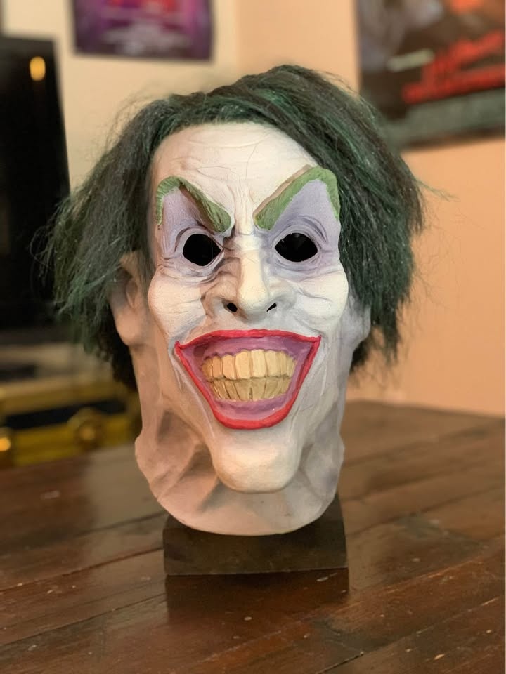 Custom Latex JOKER Mask Prototype #1 - Only 4 Made! - photo 2