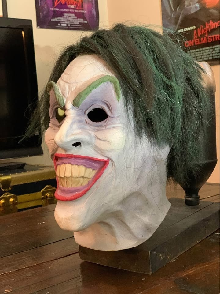 Custom Latex JOKER Mask Prototype #1 - Only 4 Made! - photo 3