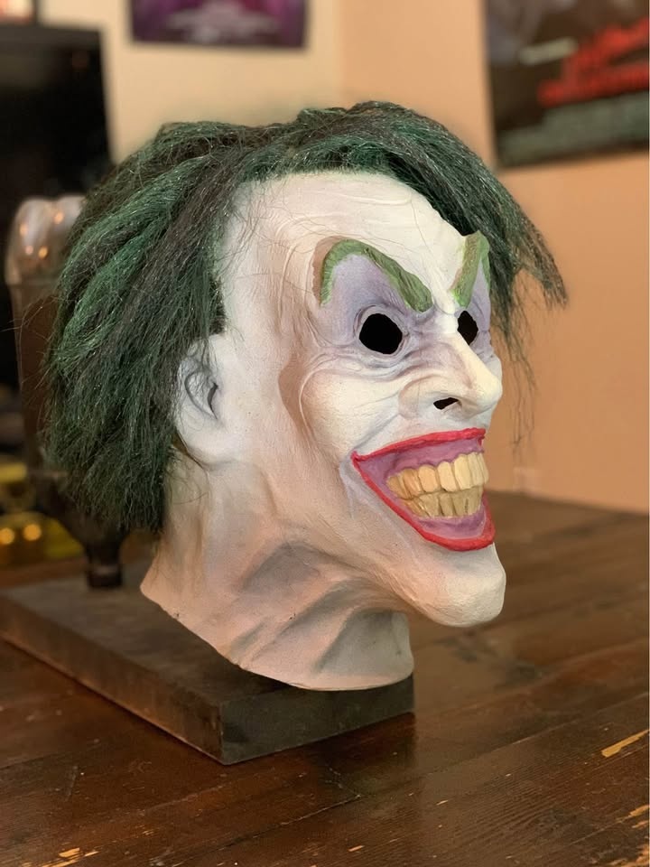 Custom Latex JOKER Mask Prototype #1 - Only 4 Made! - photo 4