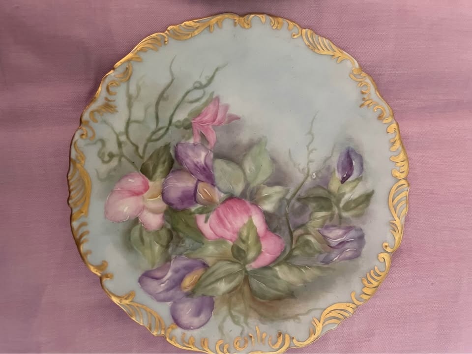 ANTIQUE T&V LIMOGES 5-1/2" DESSERT PLATES - SET OF 2 - photo 3