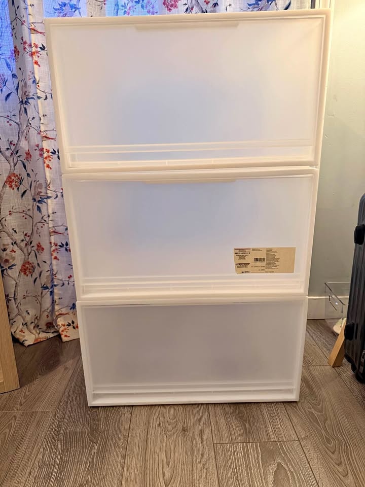 MUJI Storage Box Wide L (Large) – Set of 3