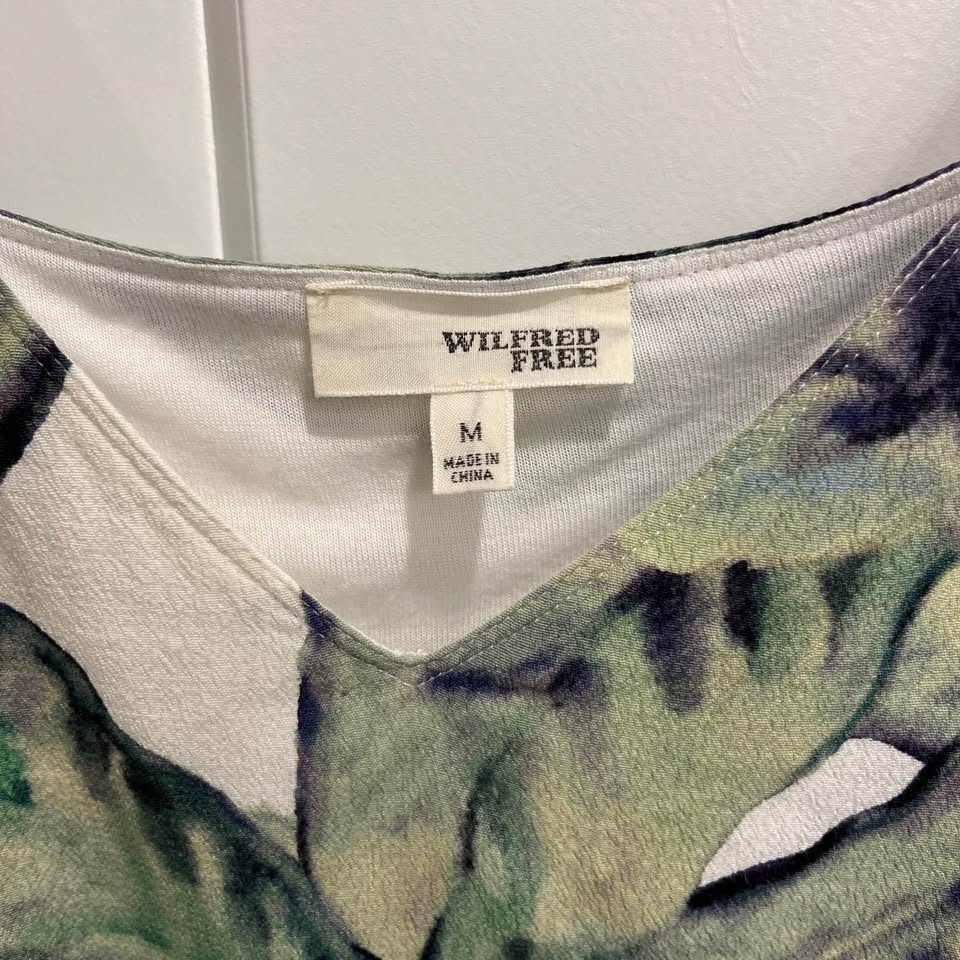 Wilfred Green Leaf Print Camisole - Aritzia (M) - photo 4