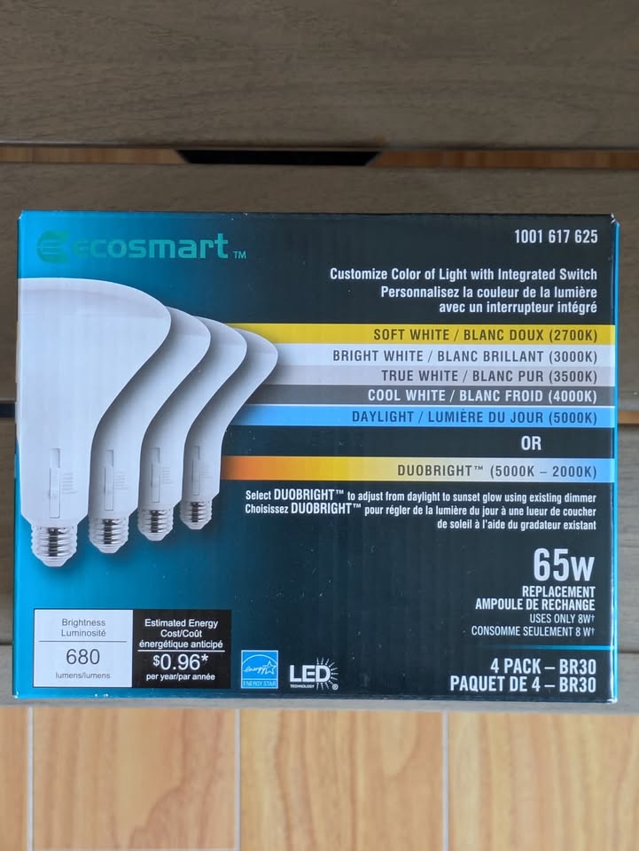 LED Bulbs - 4 pack BR30 - photo 2