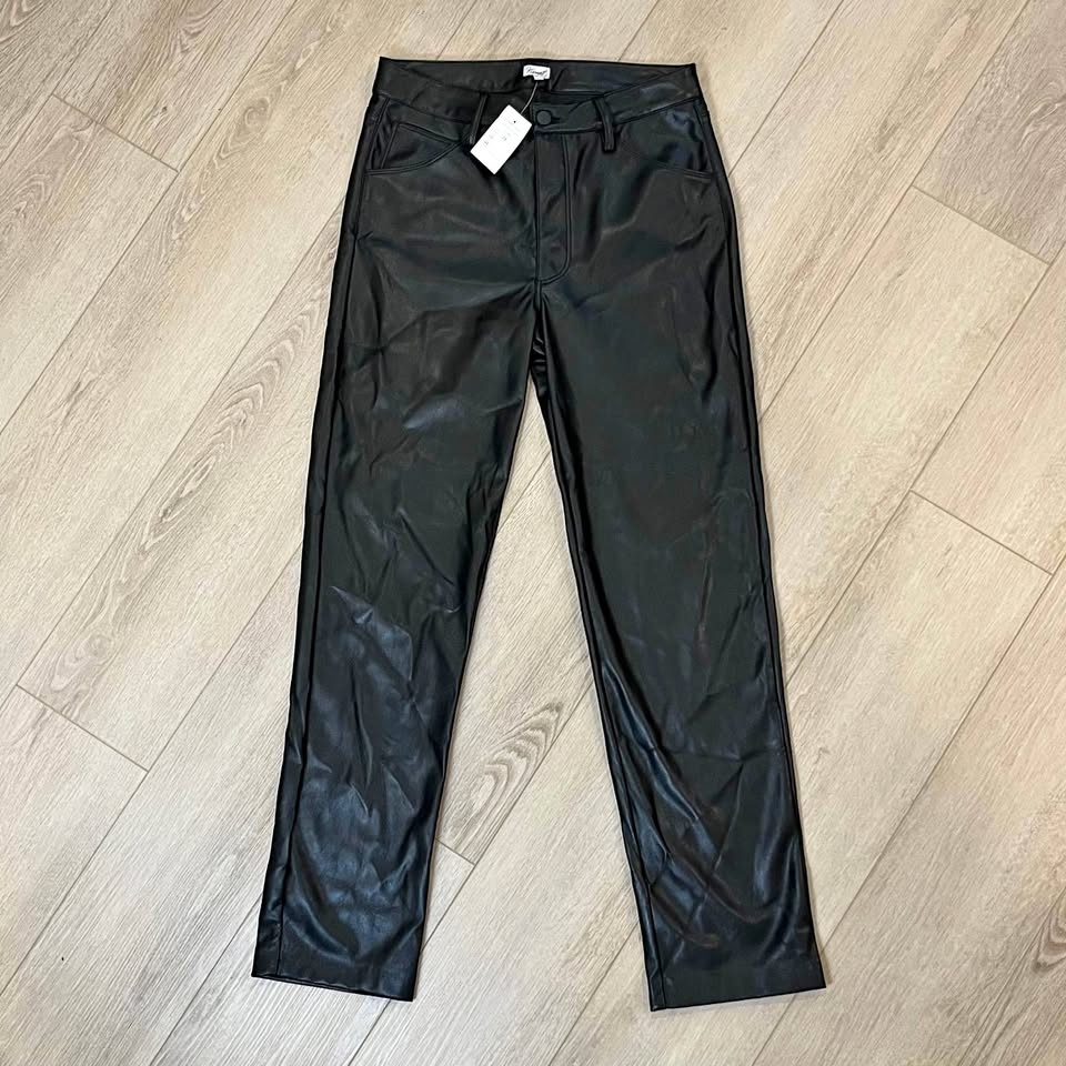 Kismet Black Faux Leather Pants - New with Tags!