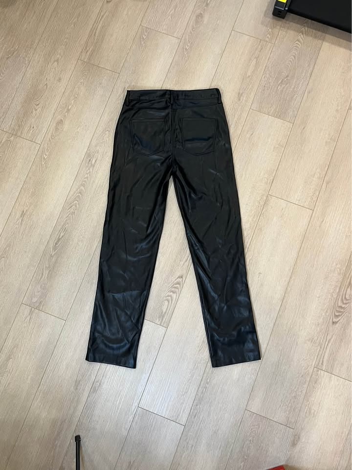 Kismet Black Faux Leather Pants - New with Tags! - photo 3