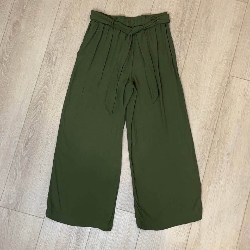 WILFRED Olive Green Wide-Leg Pants (Aritzia) - XS - photo 2
