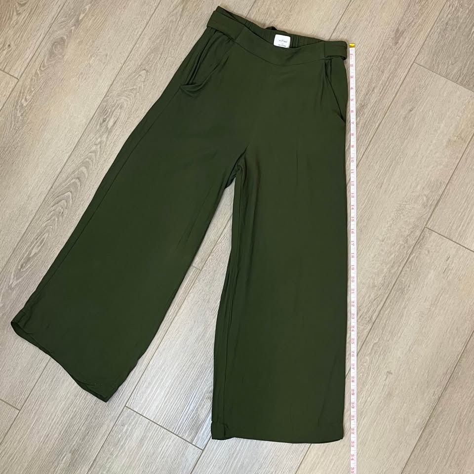 WILFRED Olive Green Wide-Leg Pants (Aritzia) - XS - photo 5