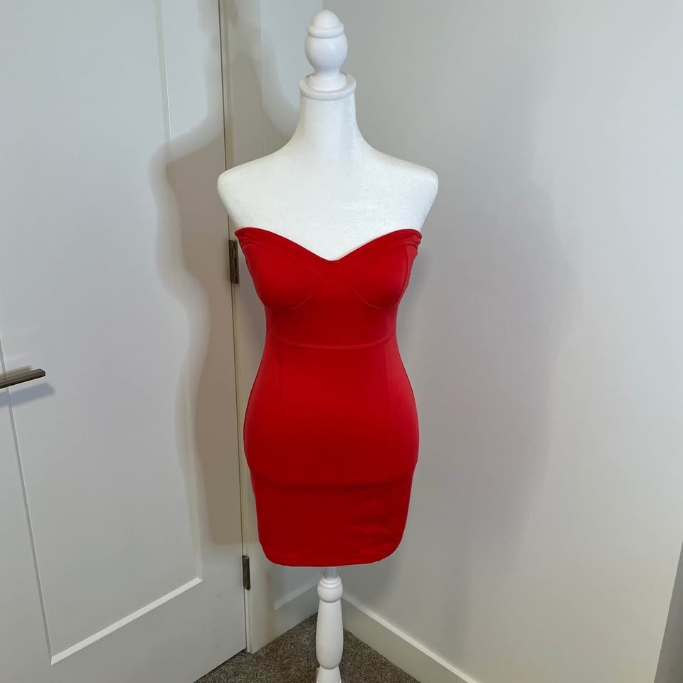GUESS Coral Tube-top Dress - Size S - photo 3