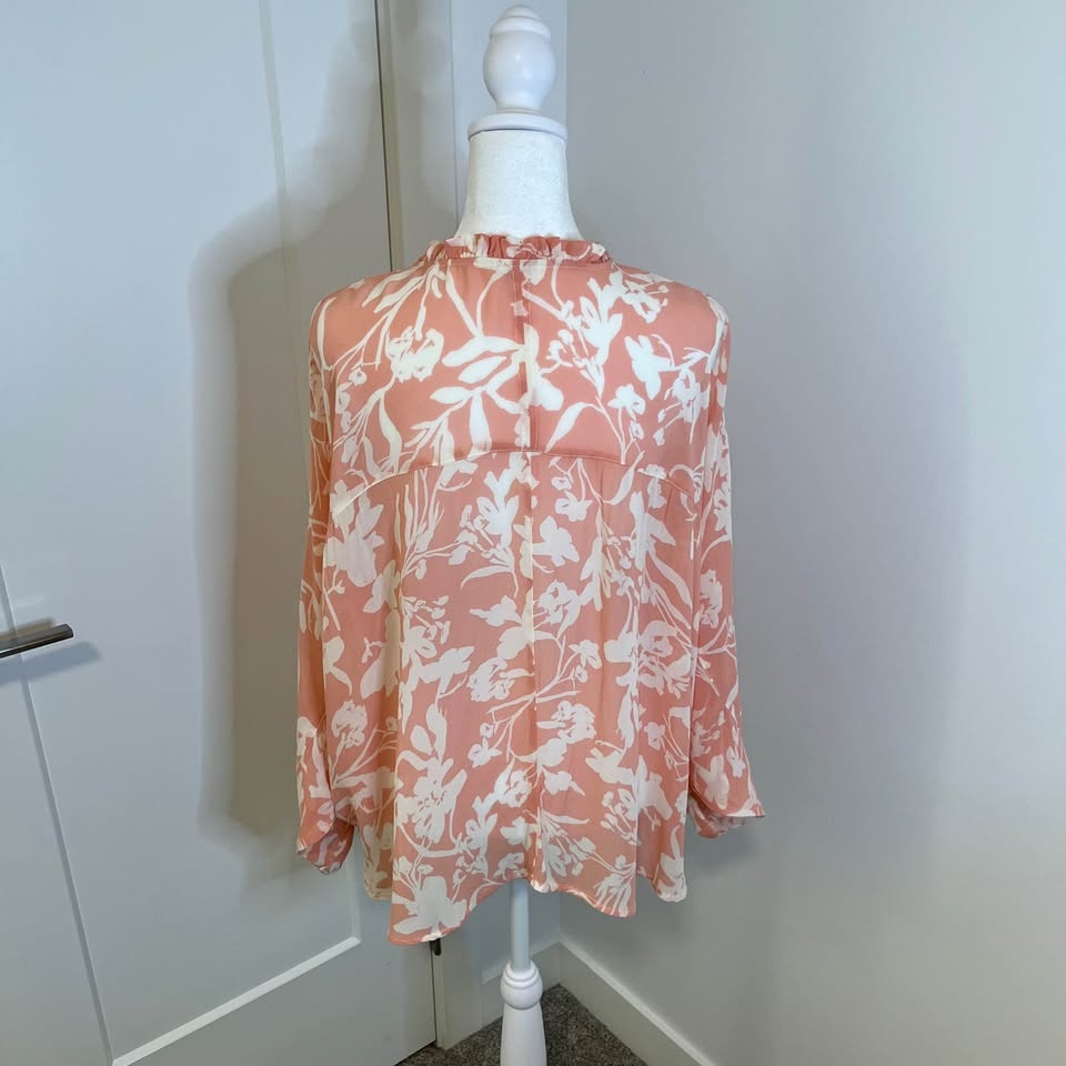 PART TWO Floral Peach Blouse - Size 38 - photo 2