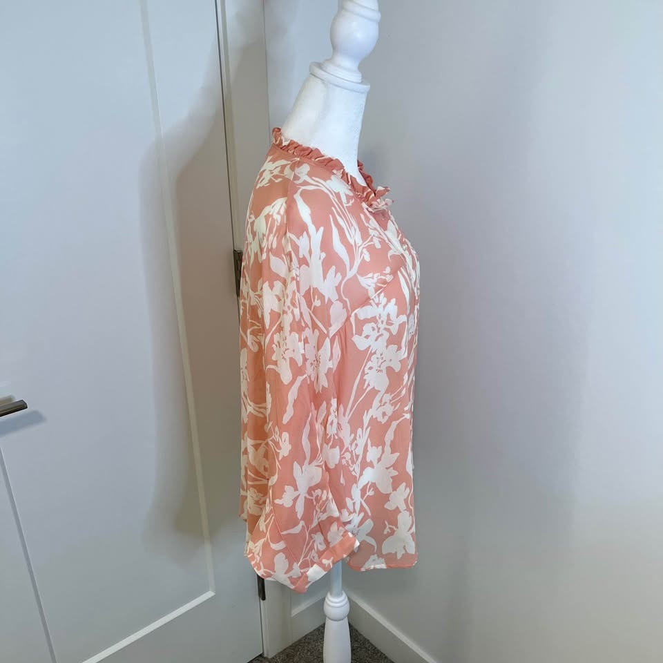PART TWO Floral Peach Blouse - Size 38 - photo 3