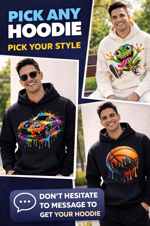 Cozy Premium Hoodie M, L, XL (Black, Vanilla, Coffee)
