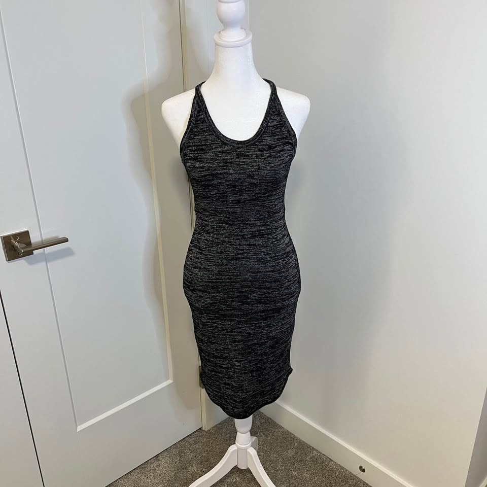 Wilfred Free Black & Grey Sleeveless Dress - Size XXS - photo 3