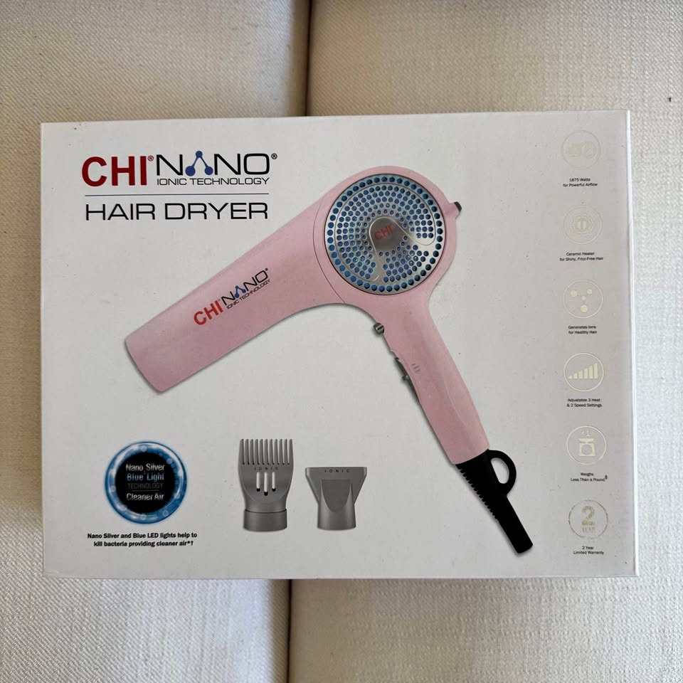 Chi Nano Hair Dryer | Limited Edition Pink | New in Box