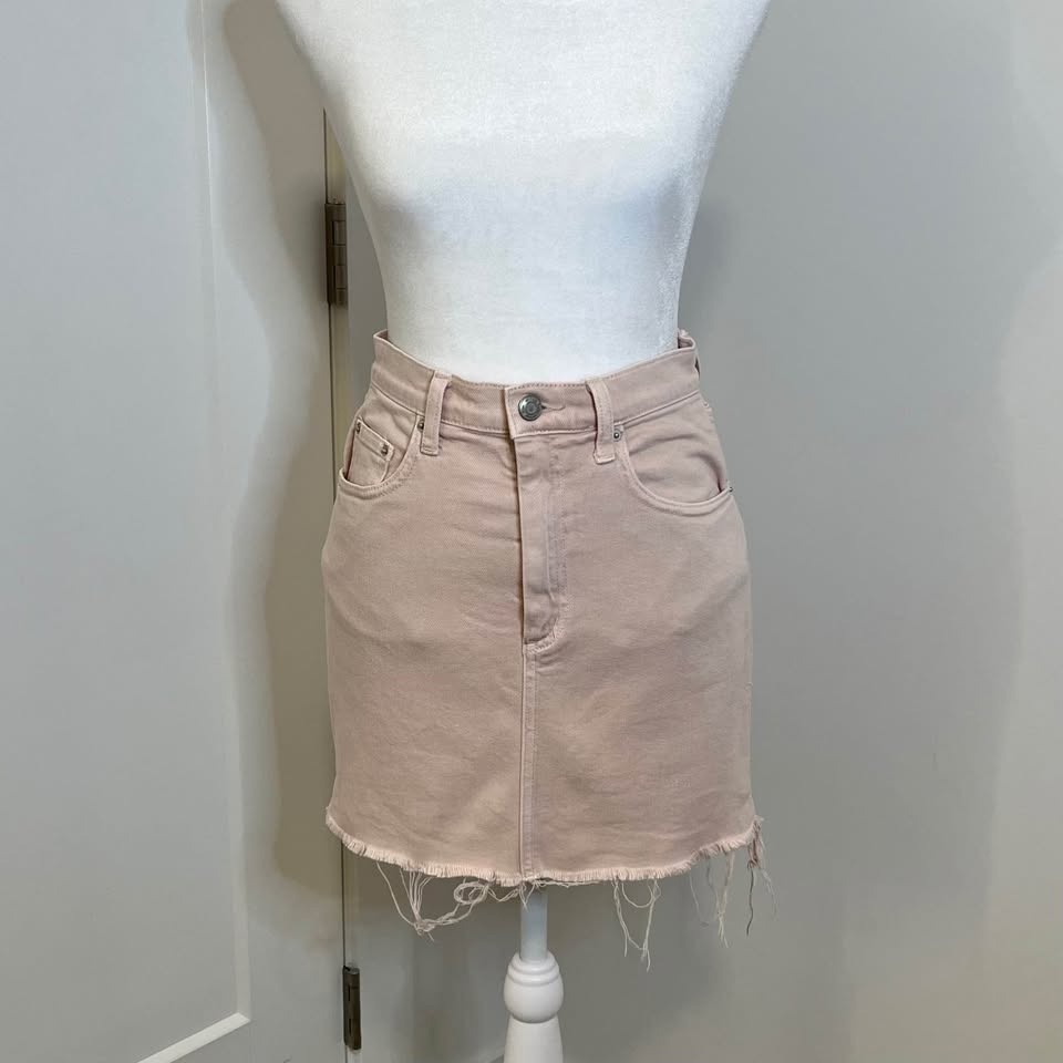 Wilfred Free Soft Pink Denim Skirt - Aritzia Size 4 - photo 3