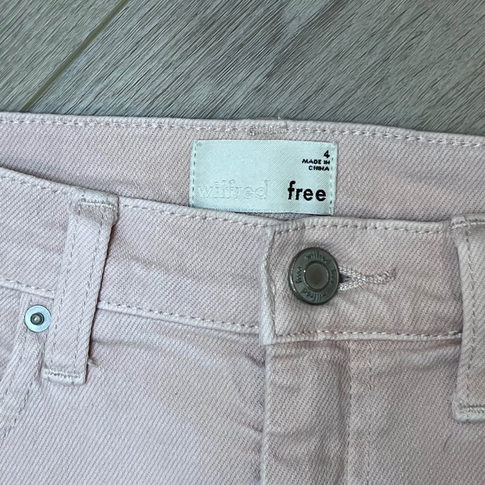 Wilfred Free Soft Pink Denim Skirt - Aritzia Size 4 - photo 5