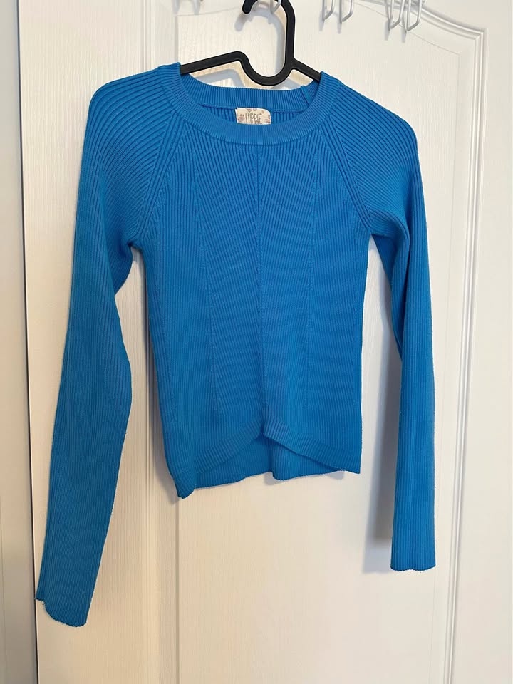 Soft and Stretchy Blue Sweater