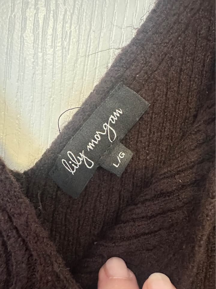 Chocolate Brown Sweater Vest - photo 2