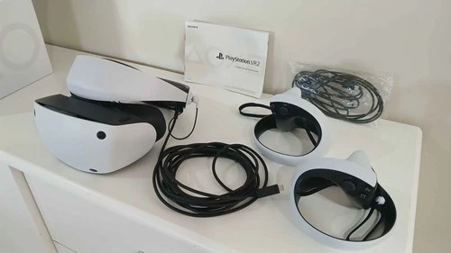 Sony PlayStation VR2 Headset + Controllers, earphones, charging - photo 2