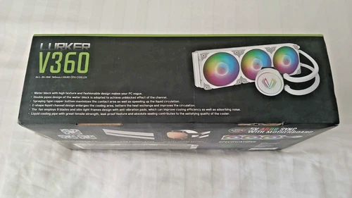 NEW Vetroo Lurker v360 CPU Cooler AIO White - photo 2