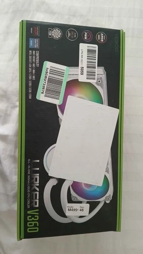 NEW Vetroo Lurker v360 CPU Cooler AIO White - photo 4