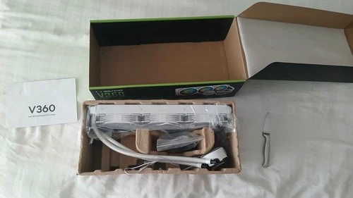 NEW Vetroo Lurker v360 CPU Cooler AIO White