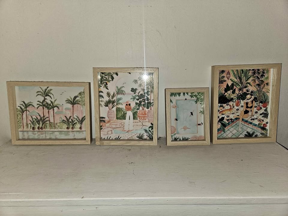 Printed art + Ikea picture frame