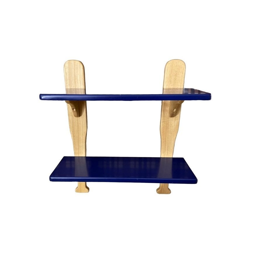 Wooden Vintage Baseball Bat Shelf