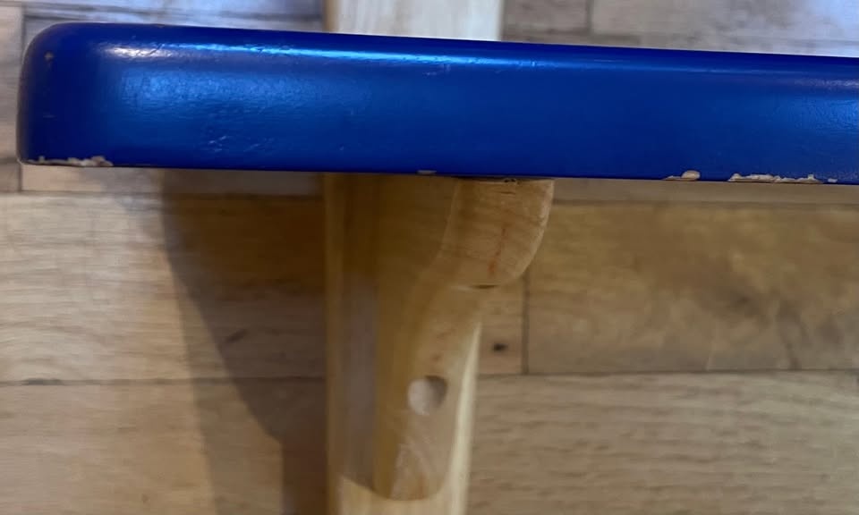Wooden Vintage Baseball Bat Shelf - photo 4
