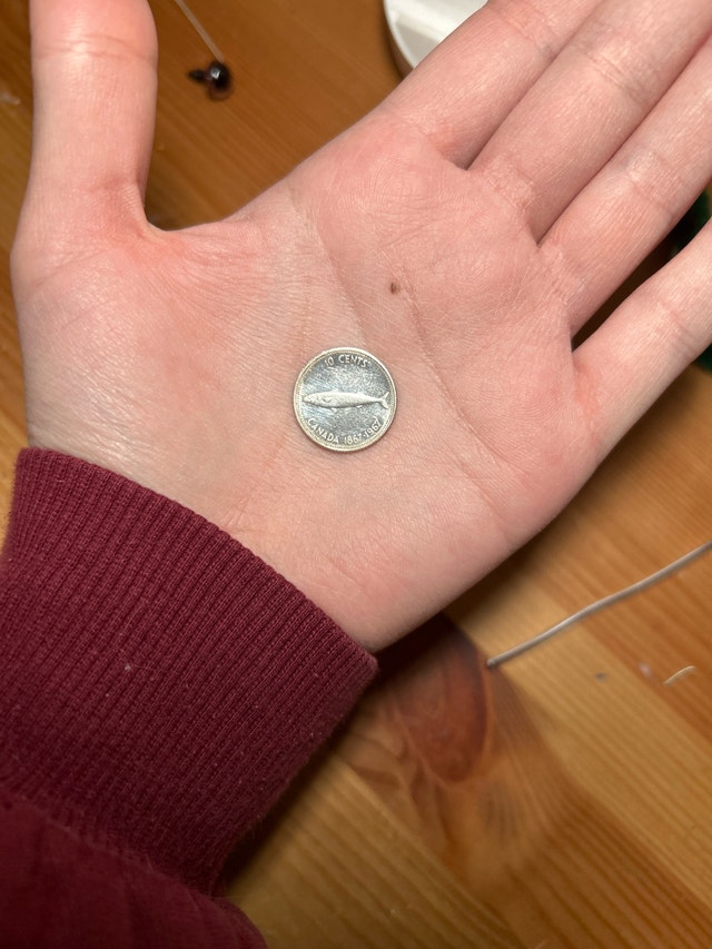 10 cent silver dime 1867-1967