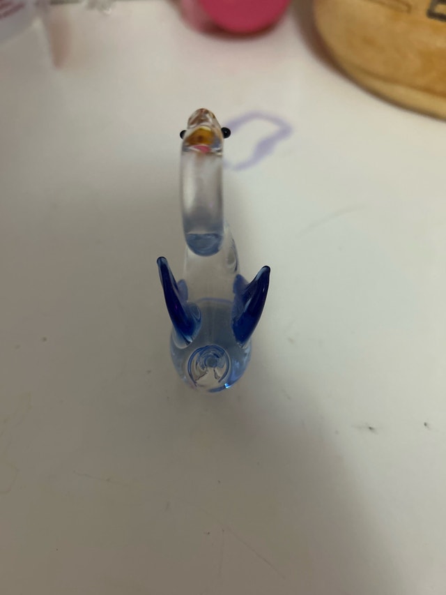 Glass swan made and bought in Italy - photo 5