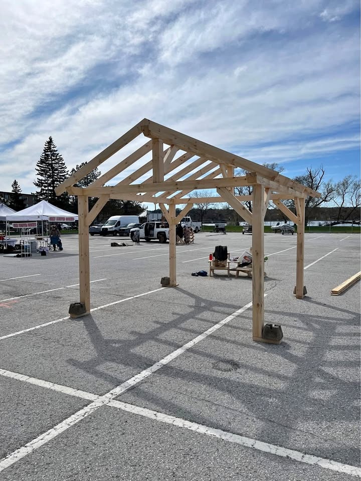12x12 Classic Timberframe Pavilion Kit