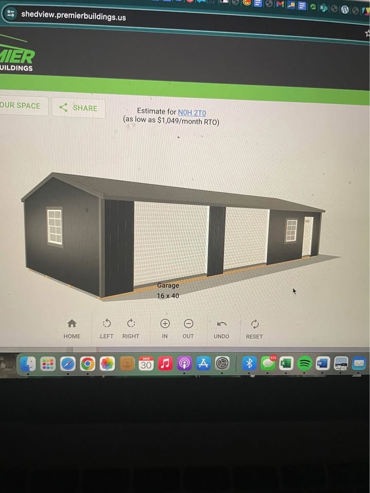 Think Spring Storage! 12x40 Garage Custom Build - photo 3
