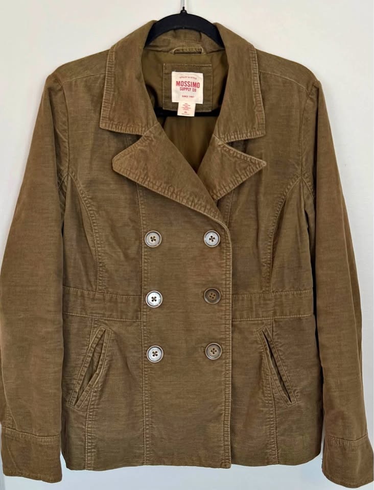 Like New Women’s XL Brown Cotton Corduroy Jacket