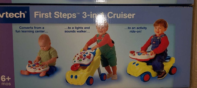 VTech 3-in-1 Toddler Walker Cruiser - New In Box - OBO