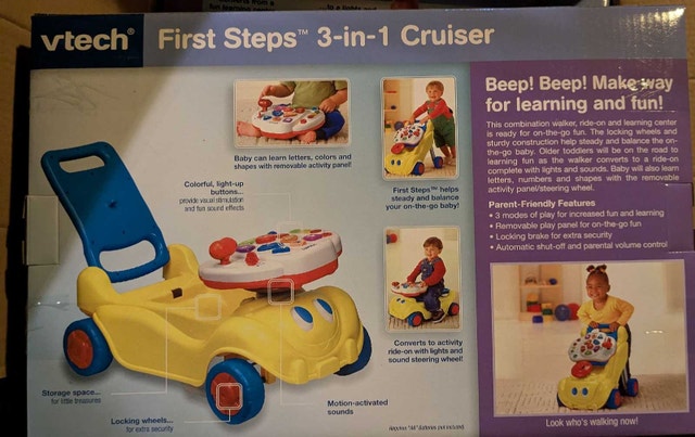 VTech 3-in-1 Toddler Walker Cruiser - New In Box - OBO - photo 5