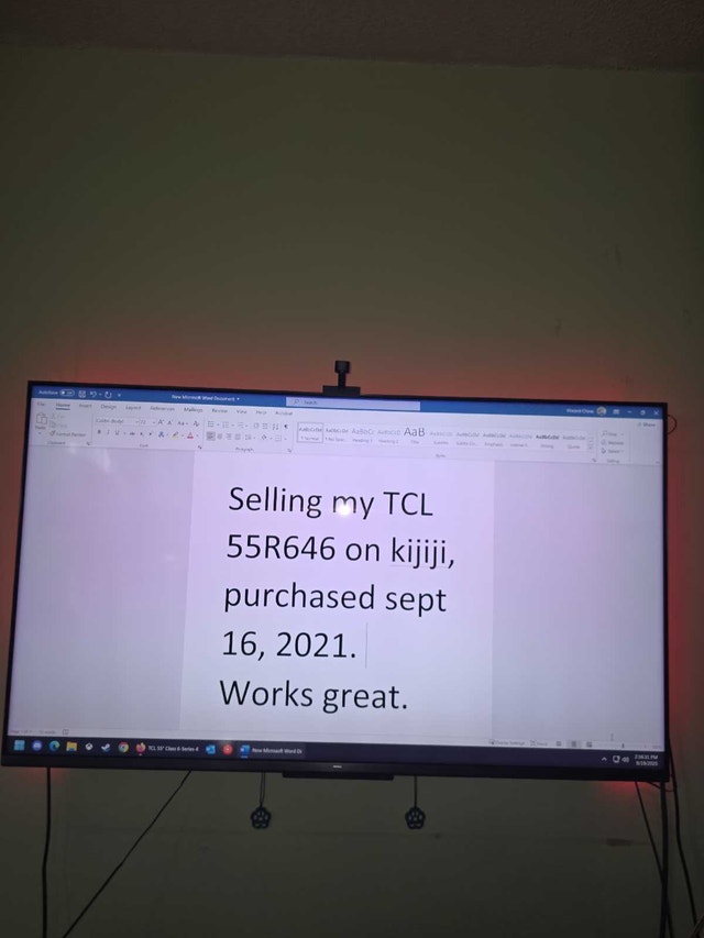 TCL 55r646 120hz 4k 55 inch TV